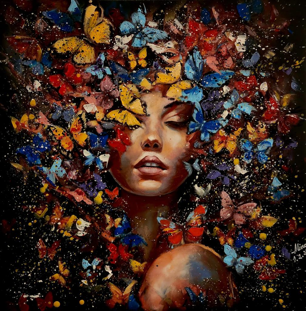 ArteDiAlina.com painting: Falling in love